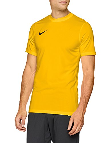 Nike Park VI Camiseta de Manga Corta para hombre, Dorado (University Dorado/Black), L