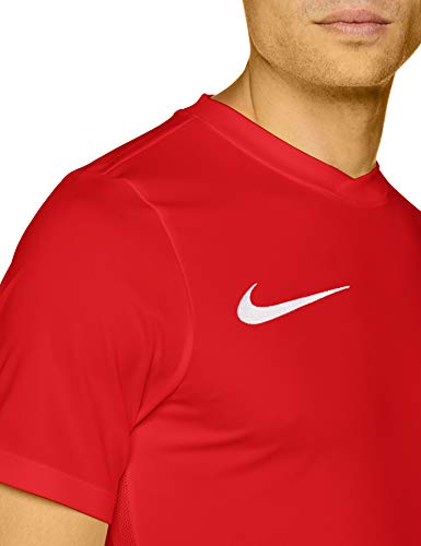 Nike Park VI Camiseta de Manga Corta para hombre, Rojo (University Red/White), L