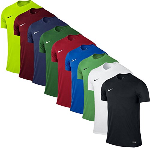 Nike Park VI Camiseta de Manga Corta para hombre, Verde (Hyper Verde/Black), L