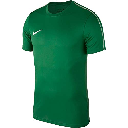 NIKE Park18 Training Top Camiseta, Hombre, Pine Green/White/White, S