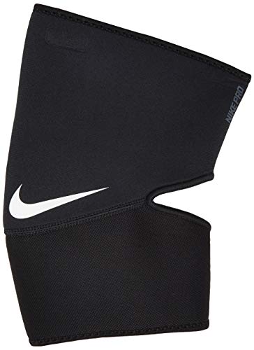 NIKE Pro Closed de Patella Knee Sleeve 2.0 kniestulpe, Todo el año, Unisex, Color Blanco/Negro, tamaño Talla única