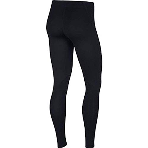 NIKE Pro Tights Mallas, Mujer, Negro/Blanco, L