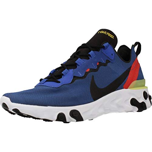 Nike React Element 55, Hombre, Multicolor (Game Royal/Black/White/Dynamic Yellow 403), 40 EU