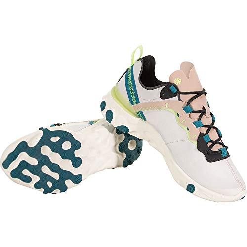 Nike React Element 55, Running Shoe Womens, Piedra Fósil/Gris Humo Oscuro/Gris Humo Oscuro, 39 EU