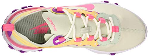 Nike React Element 55 Women's Shoe, Zapatillas para Correr para Mujer, Pistachio Frost/Digital Pink, 37.5 EU