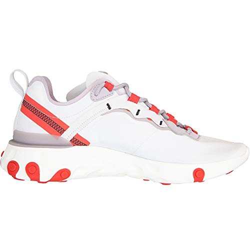 Nike React Element 55 - Zapatillas para Mujer, Color Blanco, Talla 41 EU