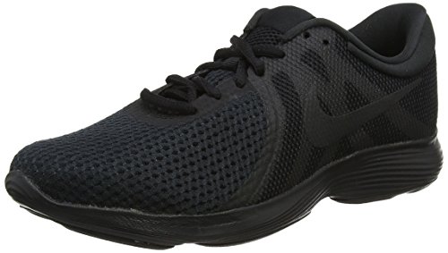 Nike Revolution 4 EU, Zapatillas de Running para Hombre, Negro (Black/Black 002), 44 EU