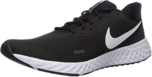 Nike Revolution 5, Zapatillas de Atletismo para Hombre, Multicolor (Black/White/Anthracite 002), 38.5 EU