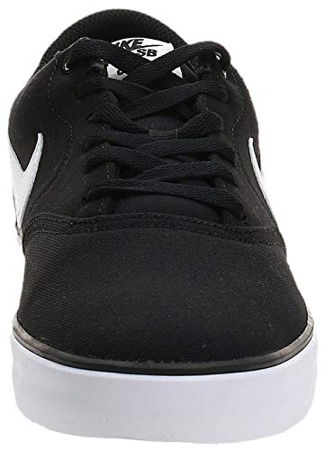 Nike SB Check Solar Cnvs, Zapatillas de Deporte Unisex Adulto, Negro (Black/White), 42 EU