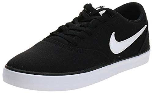 Nike SB Check Solar Cnvs, Zapatillas de Deporte Unisex Adulto, Negro (Black/White), 42 EU