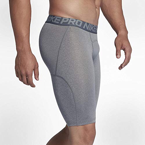 NIKE Shorts Pro Cool Pantalón Corto, Hombre, Gris - Gris, S