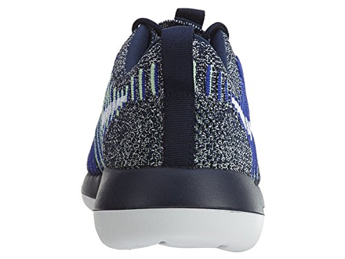 Nike SportswearROSHE Two Flyknit - Zapatillas - College Navy/White/Binary Blue/Vapor Green/Paramount Blue