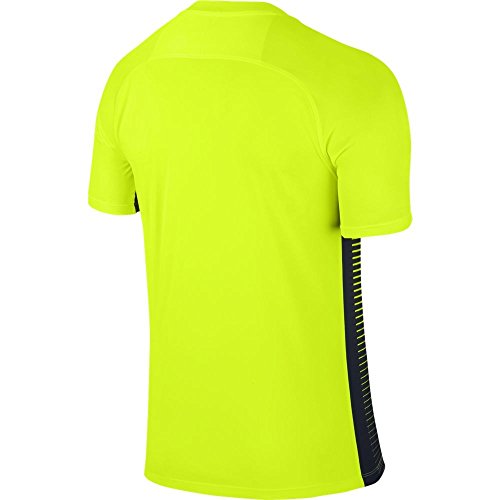 NIKE SS Segment IV JSY Camiseta de Manga Corta, Hombre, Amarillo (Volt/Midnight Navy/Black), S