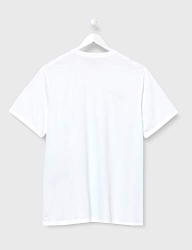 NIKE SS Striped Division II JSY Camiseta del Fútbol, para Hombre, Blanco con Rayas azules, XL