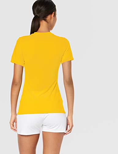 NIKE SS W Park Vi JSY Camiseta de Manga Corta, Mujer, Dorado (University Gold/Black), M