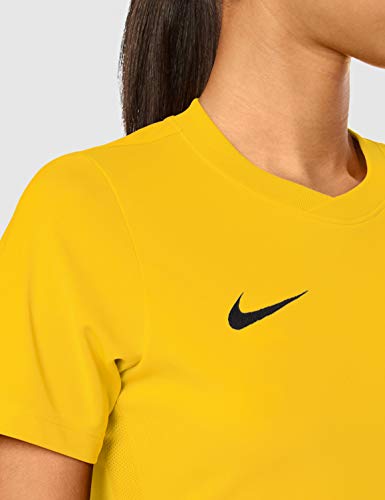 NIKE SS W Park Vi JSY Camiseta de Manga Corta, Mujer, Dorado (University Gold/Black), M