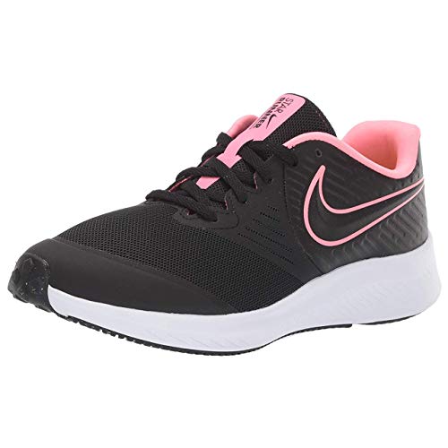 Nike Star Runner 2 (GS), Zapatillas Unisex Niños, Negro (Black/Sunset Pulse/Black/White 002), 35.5 EU