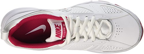 Nike T-Lite, Zapatillas de Cross Training para Mujer, Blanco/Plateado, 38 EU