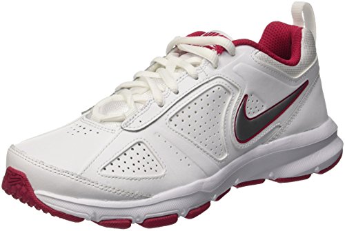Nike T-Lite, Zapatillas de Cross Training para Mujer, Blanco/Plateado, 38 EU