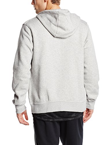 Nike Team Club Fz Hoody - Sudadera con capucha para hombre, color Gris (Grey Heather/Football White), talla M