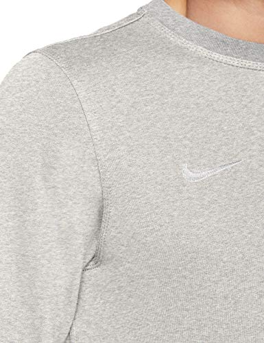 Nike Team Club Sudadera Hombre, Gris/Blanco, XL