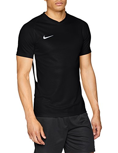 NIKE Tiempo Premier SS Camiseta, Hombre, Negro (Black/White), M
