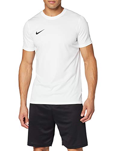 NIKE Top Training Parque 18 SS Camisa De Mangas Cortas, Hombre, Blanco Negro, XL