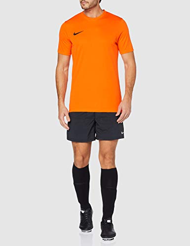 Nike Trikot Kurzarm Park V Camiseta de fútbol de manga corta, Hombre, Naranja (Orange/Schwarz), S