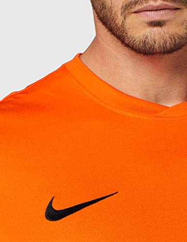 Nike Trikot Kurzarm Park V Camiseta de fútbol de manga corta, Hombre, Naranja (Orange/Schwarz), S