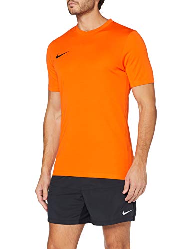 Nike Trikot Kurzarm Park V Camiseta de fútbol de manga corta, Hombre, Naranja (Orange/Schwarz), S