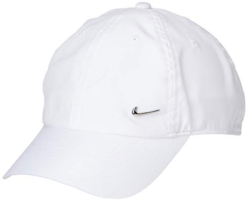 Nike U Nk H86 Cap Metal Swoosh Hat, Unisex Adulto, White/(Metallic Silver), MISC