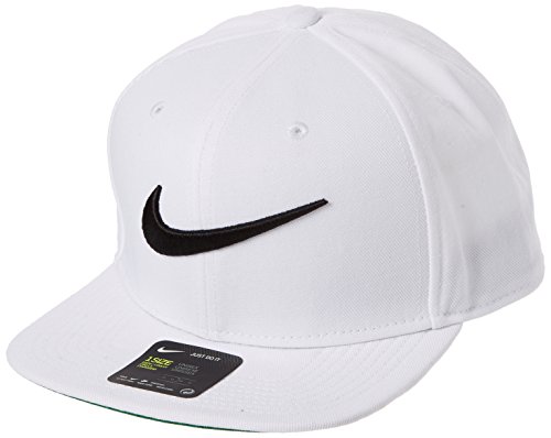 NIKE U Nk Pro Cap Swoosh Classic Gorra, Unisex Adulto, White/Pine Green/Black/(Black), MISC