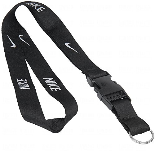 NIKE Unisex LANYARD Lanyard, Unisex adulto, Cordón., N.IA.17.010.NS, blanco/negro, talla única