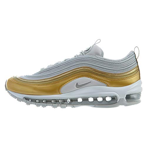 Nike W Air MAX 97 Se, Zapatillas de Entrenamiento para Mujer, Multicolor (Vast Grey/Metallic Silver/Metallic Gold 001), 38.5 EU