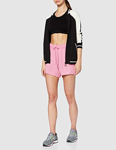 NIKE W Nk Dry Short Attk 2.0 Tr5 Pantalones Cortos de Deporte, Mujer, Magic Flamingo/White/Barely Rose/(White), L