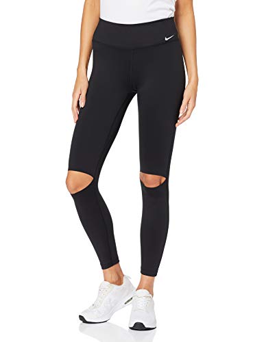 NIKE W Nk Rebel One Tight 7/8 Sport Trousers, Mujer, Black/White, S