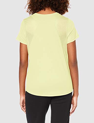 NIKE W Nk Run Top SS Camiseta de Manga Corta, Mujer, Magic Flamingo/Magic Flamingo/ (Reflective silv), M