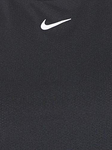 NIKE W NP Tank All Over Mesh Camiseta sin Mangas, Mujer, Black/White, XL