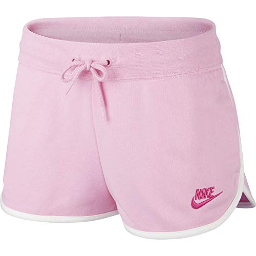 Nike W NSW HRTG Short FLC Pink AR2414-629 Rosa XS