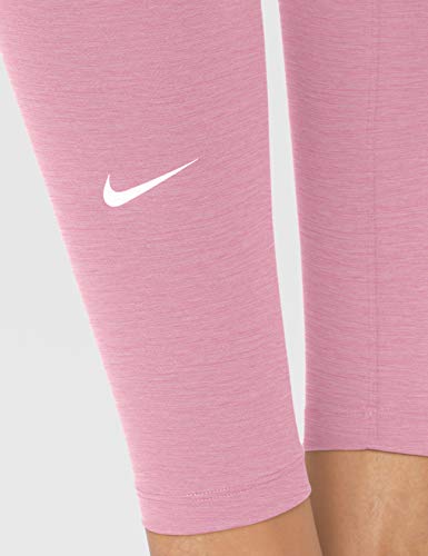 NIKE W One Tght Sport Trousers, Mujer, Magic Flamingo/htr/(White), XL