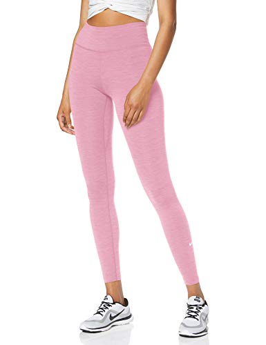 NIKE W One Tght Sport Trousers, Mujer, Magic Flamingo/htr/(White), XL