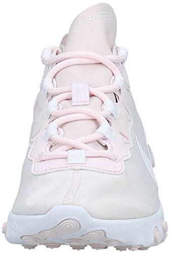 Nike W React Element 55, Zapatillas de Atletismo para Mujer, Multicolor (Pale Pink/White 600), 42 EU