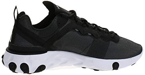 Nike W React Element 55, Zapatillas de Running para Mujer, Negro (Black/White 003), 38 EU