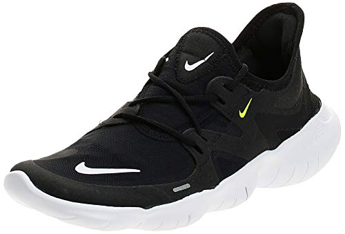 Nike Wmns Free RN 5.0, Zapatillas de Atletismo para Mujer, Multicolor (Black/White/Anthracite/Volt 000), 36.5 EU