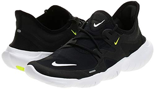 Nike Wmns Free RN 5.0, Zapatillas de Atletismo para Mujer, Multicolor (Black/White/Anthracite/Volt 000), 36.5 EU