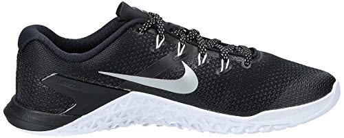 Nike Wmns Metcon 4, Zapatillas de Cross para Mujer, Negro (Black/Metallic Silver-White-Volt Glow 001), 42 EU