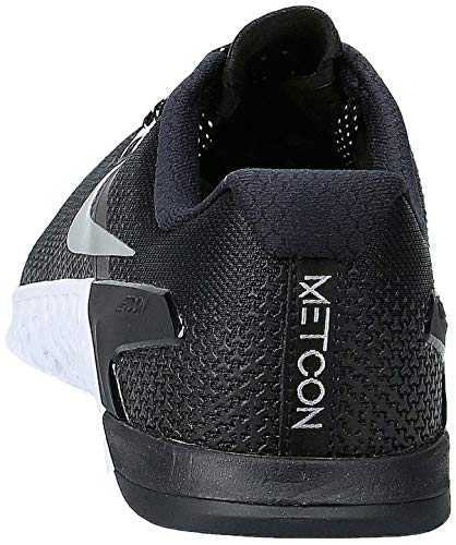 Nike Wmns Metcon 4, Zapatillas de Cross para Mujer, Negro (Black/Metallic Silver-White-Volt Glow 001), 42 EU