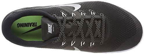 Nike Wmns Metcon 4, Zapatillas de Gimnasia para Mujer, Negro (Black/Metallic Silver/White/Volt Glow 001), 42.5 EU