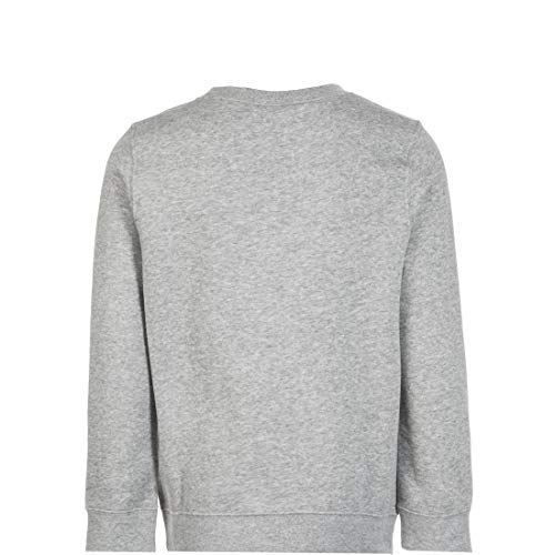 NIKE Y CRW FLC TM Club19 Sudadera, Niños, dk Grey Heather/Black, L