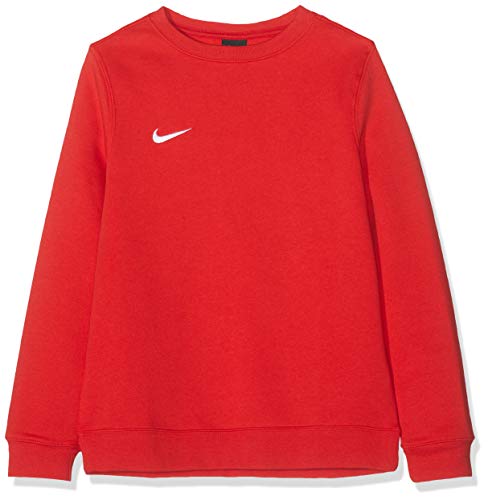 NIKE Y CRW FLC TM Club19 Sudadera, Niños, University Red/White, XL